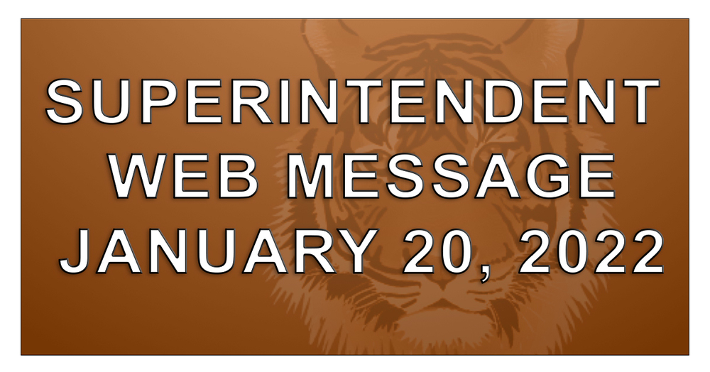 Superintendent Web Message
