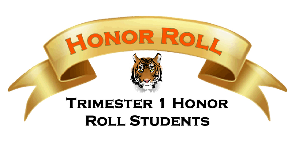 Trimester 1 Honor Roll Students 