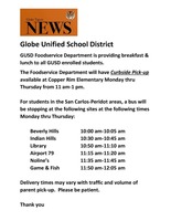 Food Service Meal Schedule