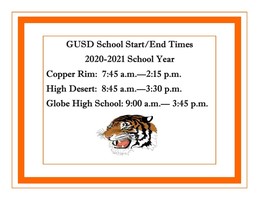 School start and end times and Bus routes