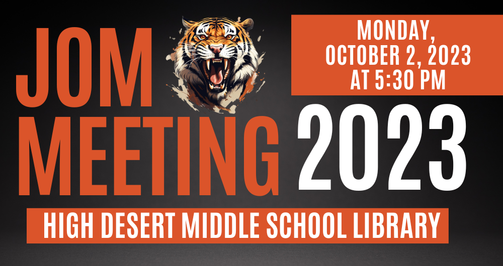 2021 HDMS Tigers Baseball  High Desert Middle School